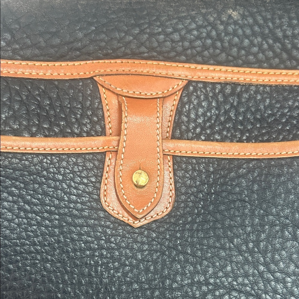 Dooney & Bourke Vintage/Brown Navy Medium Essex Bag - Picture 14 of 14